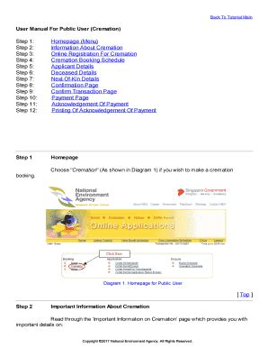 Fillable Online eservices nea gov Back To Tutorial Main Fax Email Print ...