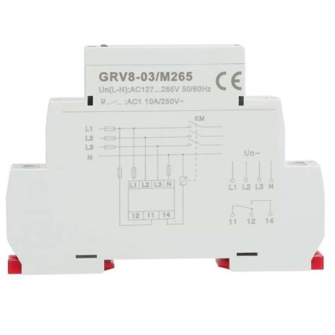 Buy Three Phase Monitoring Phase Voltage Relay, GRV8-03 Three Phase ...