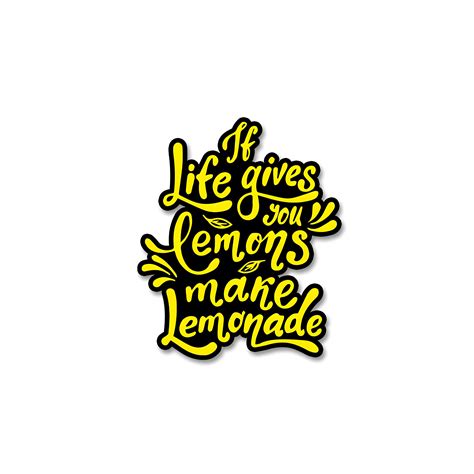 Lemons make lemonade Sticker – Inkyprinty.in