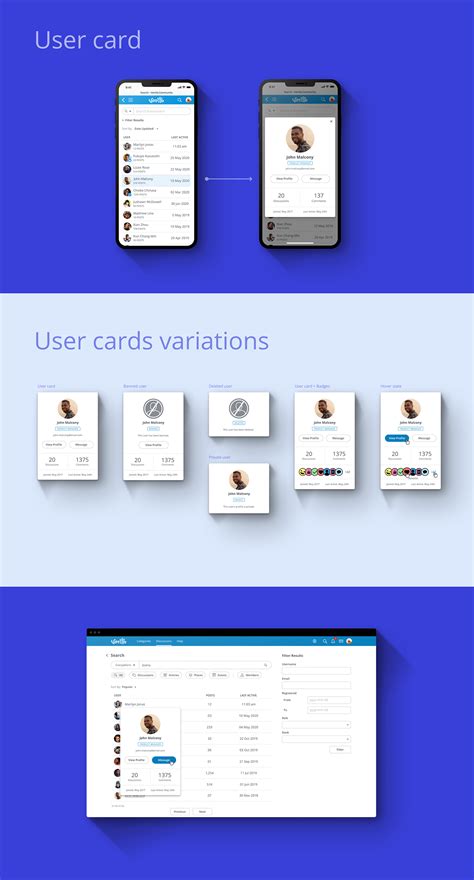 User Card Design 的图像结果
