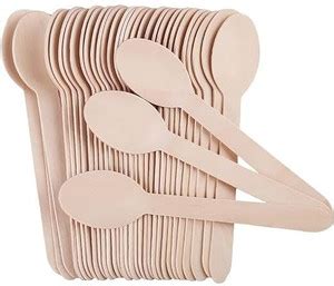 DTD Disposable Wooden Spoon 160mm (300 Pcs) Disposable Wooden Table ...