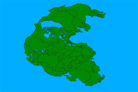 Blank Pangea Map A Most Delightful Map : Krulwich Wonders... : NPR