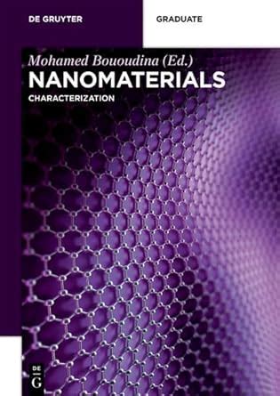 Buy Nanomaterials: Characterization (De Gruyter Stem) Book Online at ...