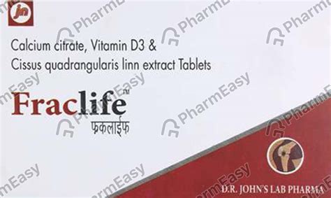 Buy Fraclife Tablet (10) Online at Flat 15% OFF | PharmEasy