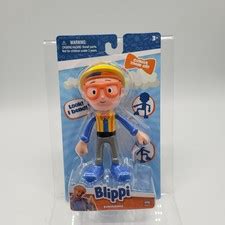 Buy Blippi Bendables Figure - Construction Blippi Zag Toys New Sealed ...