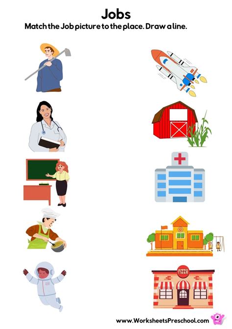 Fun! Professions Tracing Worksheets for Kids: Free PDF