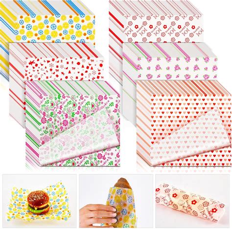 Amazon.com: Glenmal 9.8x8.5 Inch Wax Paper Sheets Greaseproof ...