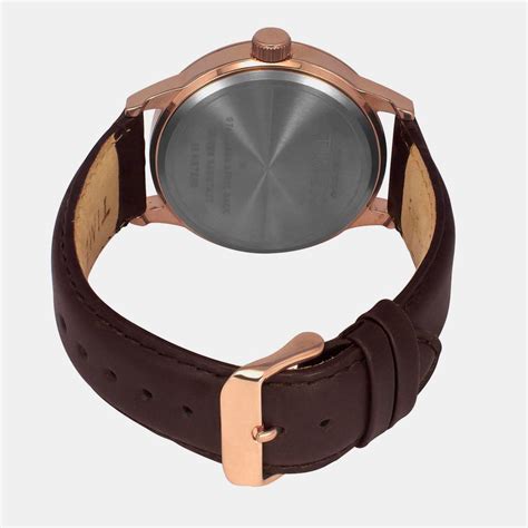 Timex E Class Men Quartz Blue Dial Chronograph Leather Watch TWEG19916 ...