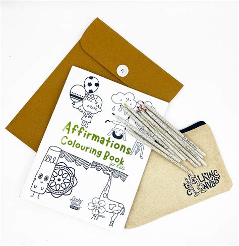 Best Affirmation Colouring Book For Kids | The Talking Canvas