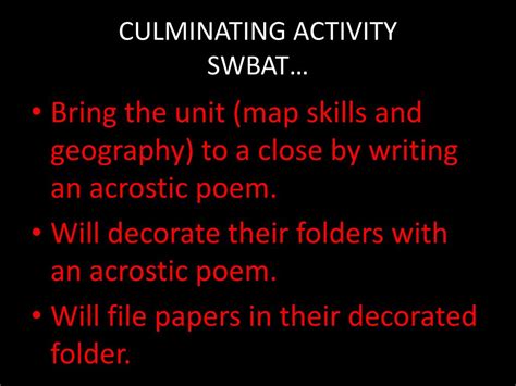 Image result for Sample Program for Cat Culminating Activity