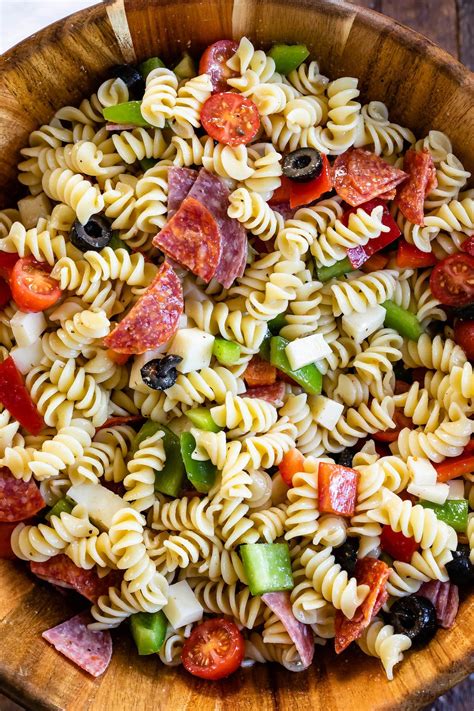 Easy Cold Italian Pasta Salad Recipe Zesty Italian Pasta Salad