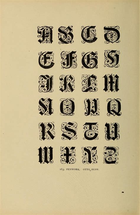 Printable digital fancy elegant antique graphic alphabet etsy – Artofit