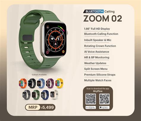 URBAN Zoom 02 - Bluetooth Calling Smart watch