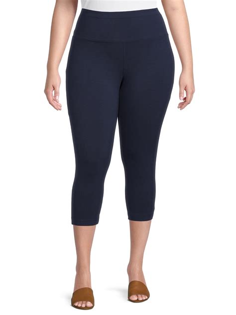 Terra & Sky Women's Plus Size Capri Legging - Walmart.com