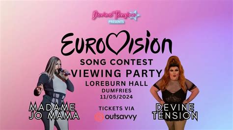 Eurovision Viewing Party - Dumfries, Loreburn Hall, Dumfries, 11 May ...