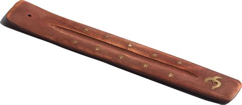 Pure Source India Wooden Incense Holder (10 x 1.5 x 1.5 inch, Brown ...
