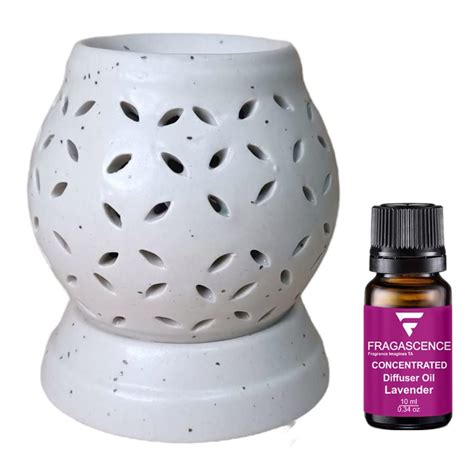 Electric Aroma Diffuser | Handcrafted Ceramic Aroma Oil Burner for Home ...