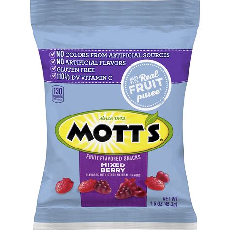 Mott's® Medleys Gluten Free Fruit Snacks Mixed Berry (144 ct) 1.6 oz