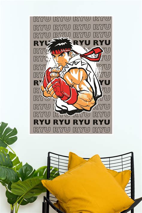 Ryu Street Fighter Poster | Anime Posters – The Poster Valley