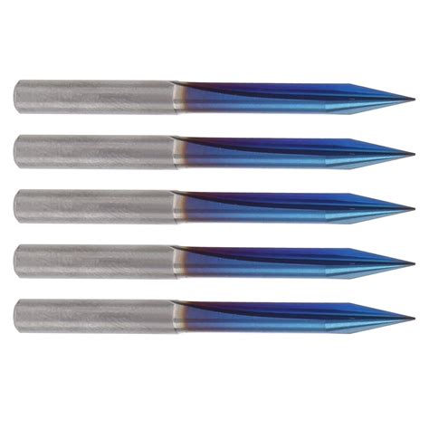 2 Flutes Straight Grooves V Bits, Compact 2 Flutes V Bits for Spring ...