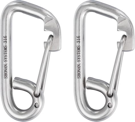 Shonan.Systems SHONAN Marine Boat Hooks, Stainless Steel Carabiner ...
