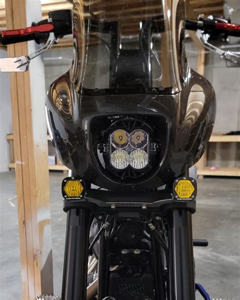 Softail Low Rider S FXLRS Baja Designs S1 Under Tree Mount – Hairy Customs