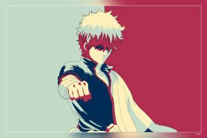 Gintama Sakata Gintoki Anime Boys Matte Finish Poster P-14881 Paper ...
