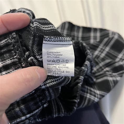 SHEIN Petite XXS Black and White Pajama Shorts - Depop