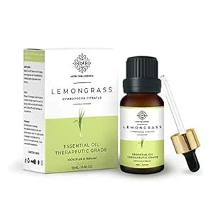 Mystic Pure Ayurveda 100% Pure Lemon Grass Essential Oil – Therapeutic ...
