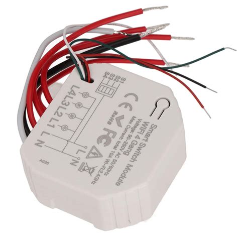 MOES 104D 4Gang 10A WiFi Switch Module | Concept Kart