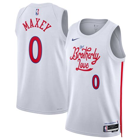 Philadelphia 76ers Nike City Edition Swingman Jersey 22 - White ...