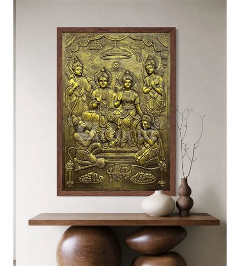 3X2 Feet Ram Darbar 3D Relief Mural Wall Art