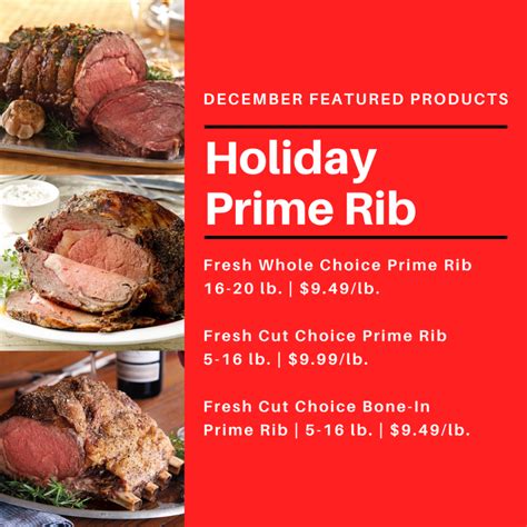 Holiday Prime Rib Sale - UW Provision Company