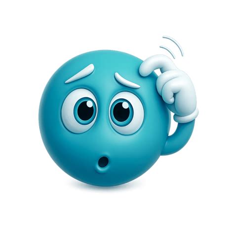 Scratching Head PNG Emoji Transparent, ClipArt, 3D Images » Download ...