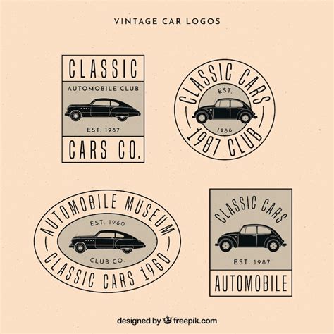 Nostalgia car logo Images - Free Download on Freepik