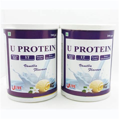 U-PROTIEN (Vanilla) Protein Powder Yodley lifesciences Pvt. Ltd.