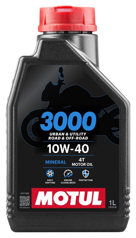 Motul Huile moteur 3000 4T 10W-40, 1 Litres