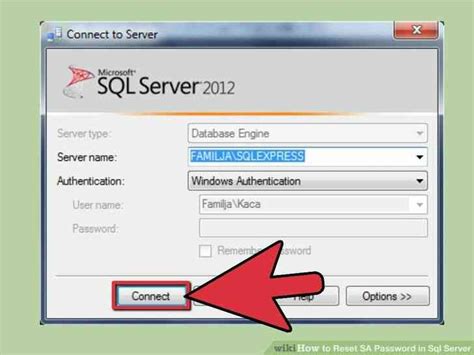 Image result for Cambiar Contrasena Del SA SQL Server