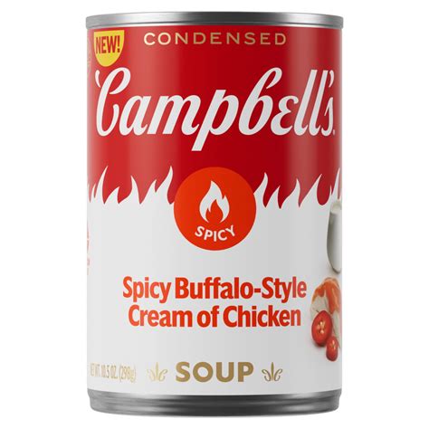 Campbell's Condensed Spicy Buffalo-Style Cream of Chicken Soup, 10.5 oz ...