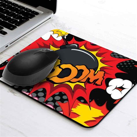 Boom Abstract 2 Mouse Pad – WrapCart Skins