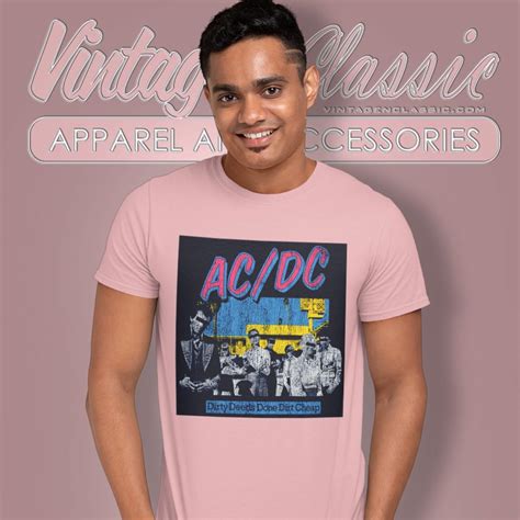 Acdc Dirty Deeds Done Dirt Shirt - Vintagenclassic Tee
