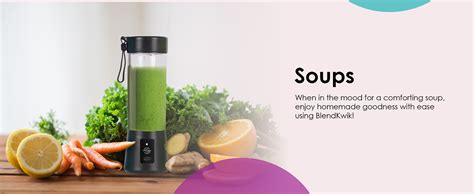 Buy SOLARA Blendkwik Portable Blender for Juices, Shakes, Smoothies ...