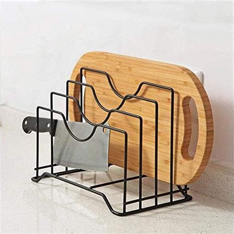 Rifa Artism Pan Pot Rack Lid Holder Multipurpose Free Standing Space ...