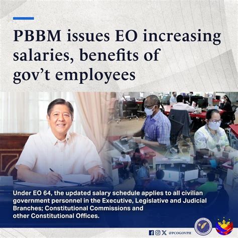 PBBM issues EO increasing salaries, benefits of gov't employees