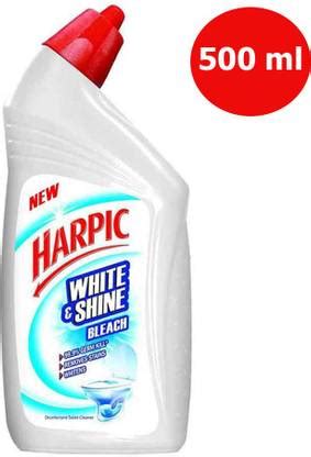 Harpic BLEACH WHITE AND SHINE 500 ML Liquid Toilet Cleaner Price in ...