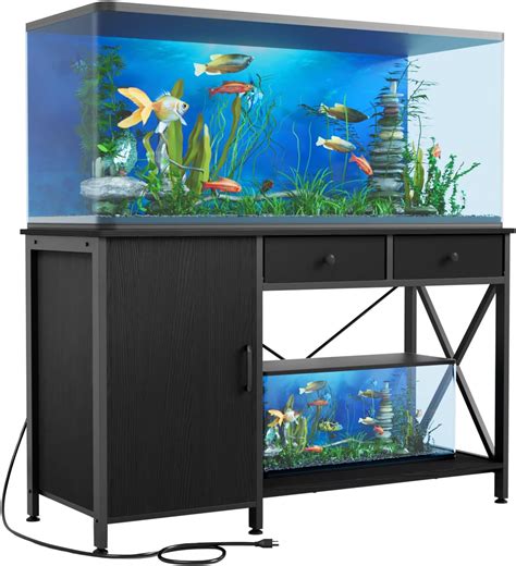 Amazon.com: FILKO 55 Gallon Fish Tank Stand: Sturdy Aquarium Stand with ...