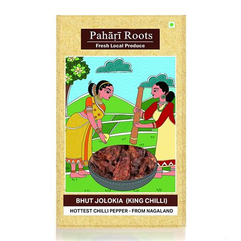 Buy Pahari Roots Nagaland Bhut Jolokia Whole 30g (Oven Dried) King ...