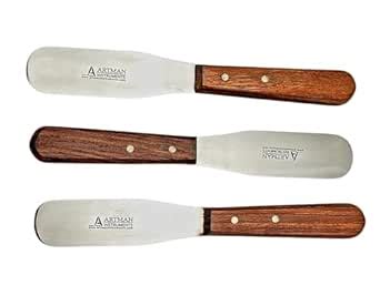 ARTMAN INSTRUMENTS Dental Lab Spatula - 8" 11R Straight Set of 3 ...