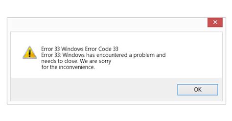 Bryant Error Code 33 的图像结果