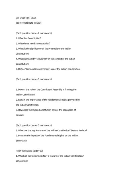 Image result for SST Answer Key